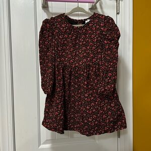 Gap corduroy puff sleeve dress